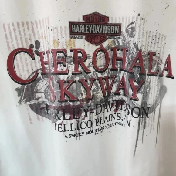 HARLEY Davidson " Cherohala Skyway" Tee. Size 2XL - Picture 6 of 6